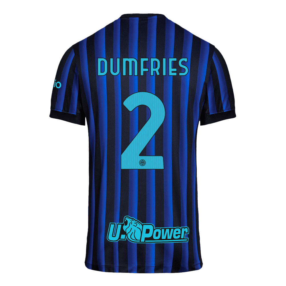 DUMFRIES #2 Inter Milan Home Jersey 2025/26 