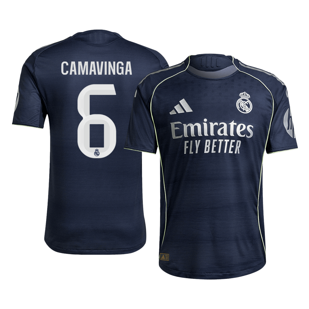 CAMAVINGA #6 Real Madrid Away Match Jersey Player Version 2025/26 