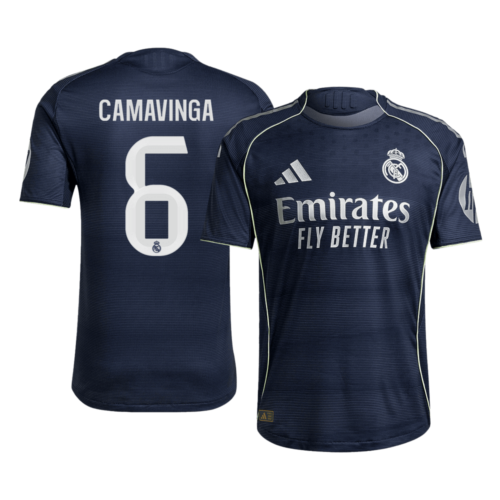 CAMAVINGA #6 Real Madrid Away Match Jersey Player Version 2025/26 