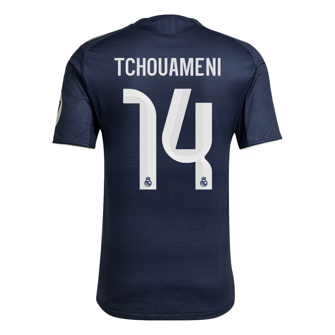 TCHOUAMENI #14 Real Madrid Away Match Jersey Player Version 2025/26 