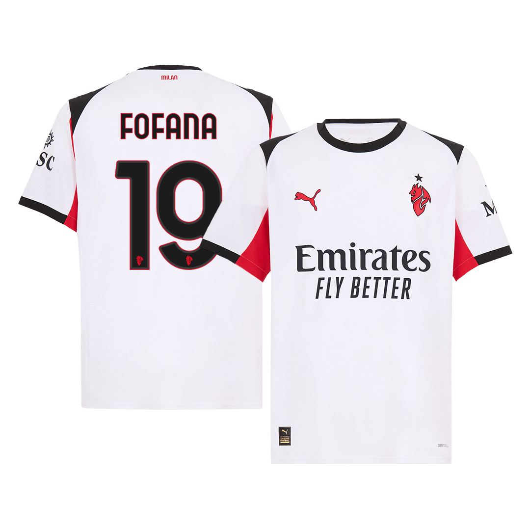FOFANA #19 AC Milan Away Jersey 2025/26 