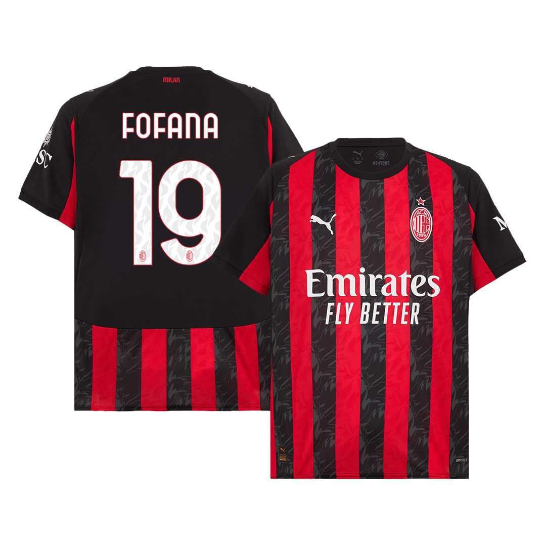 FOFANA #19 AC Milan Home Jersey 2025/26 - [Super Replica] 