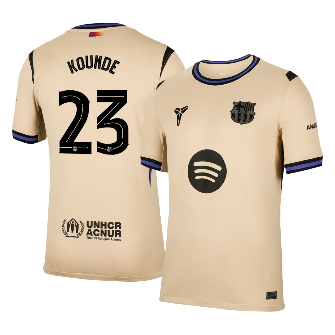 KOUNDE #23 Barcelona Away Jersey 2025/26 - UCL 