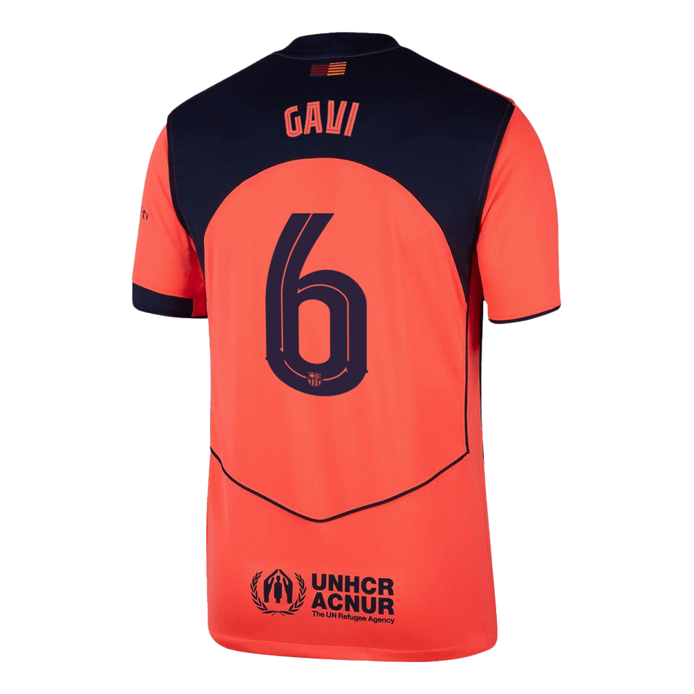 GAVI #6 Barcelona Third Jersey 2025/26 