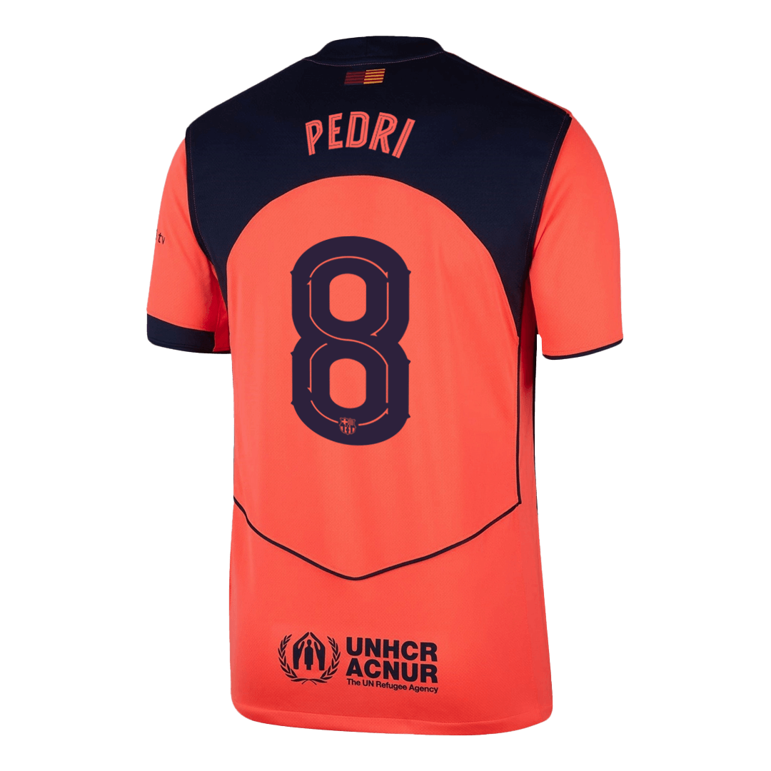 PEDRI #8 Barcelona Third Jersey 2025/26 