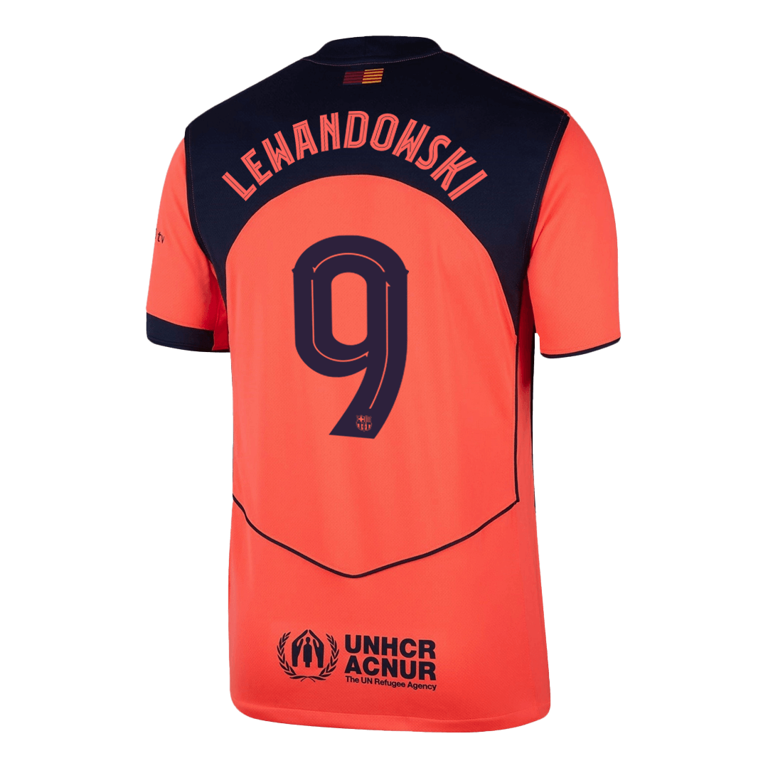 LEWANDOWSKI #9 Barcelona Third Jersey 2025/26 