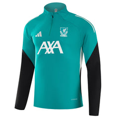 Liverpool 1/4 Zipper Sweat Kit(Top+Pants) Green 2025/26 