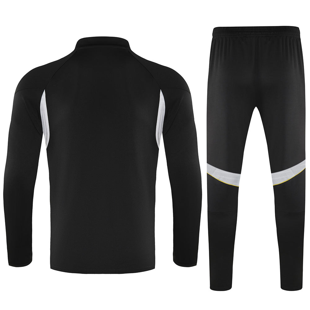 Real Madrid 1/4 Zipper Sweat Kit(Top+Pants) Black 2025/26 