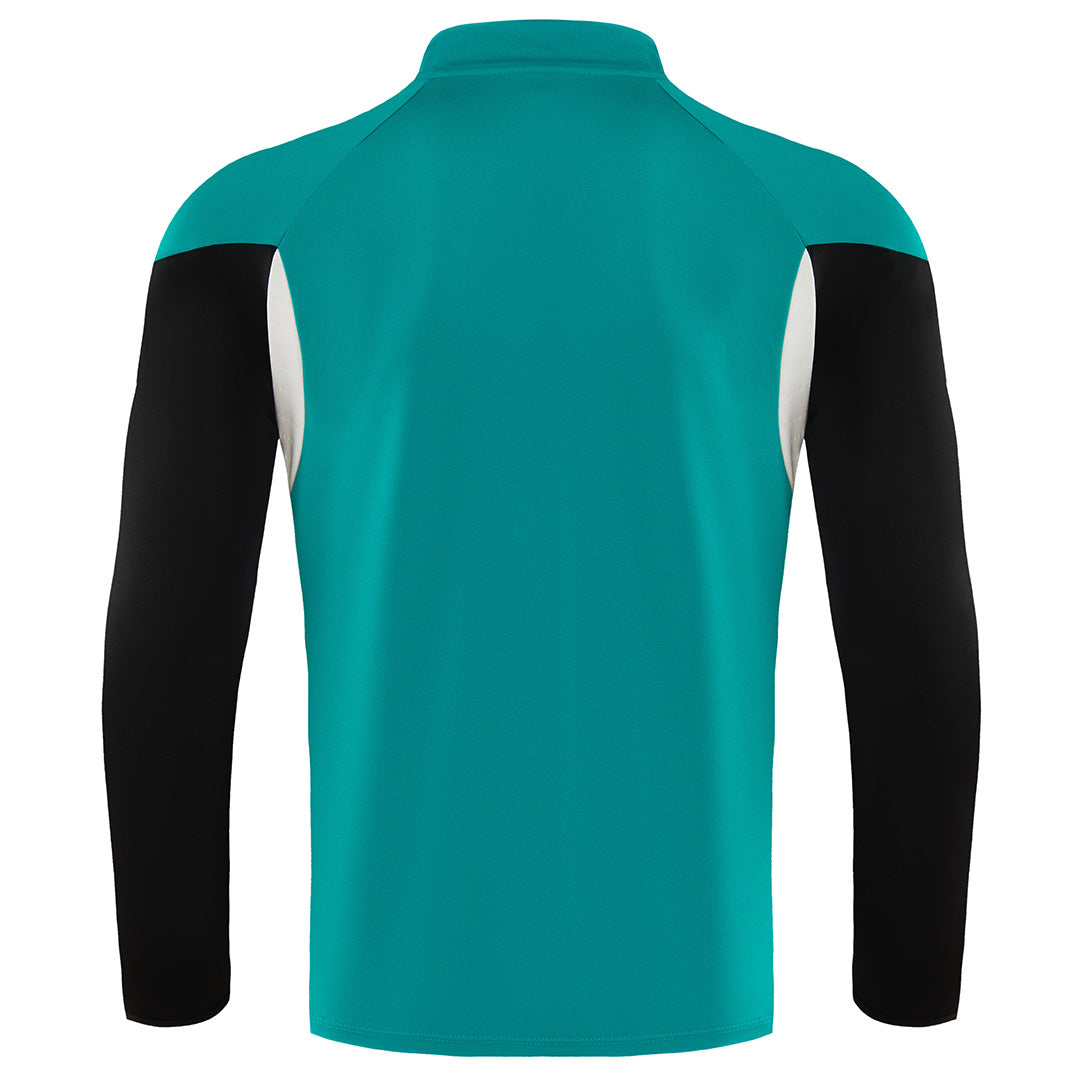 Kids Liverpool 1/4 Zipper Sweat Kit(Top+Pants) Green 2025/26 