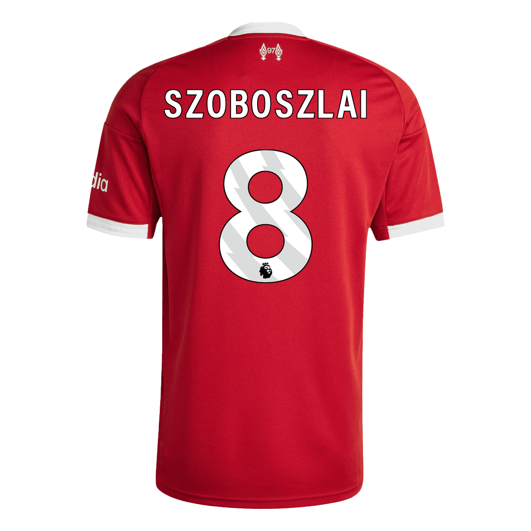 SZOBOSZLAI #8 Liverpool Home Jersey 2025/26 