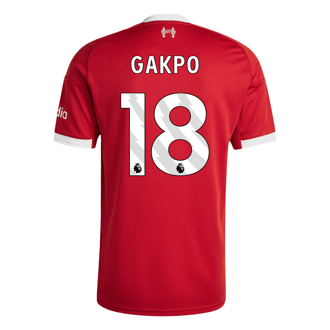GAKPO #18 Liverpool Home Jersey 2025/26 