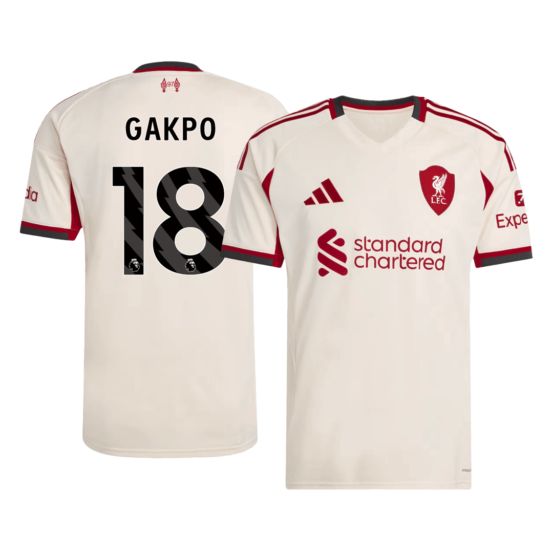GAKPO #18 Liverpool Away Jersey 2025/26 
