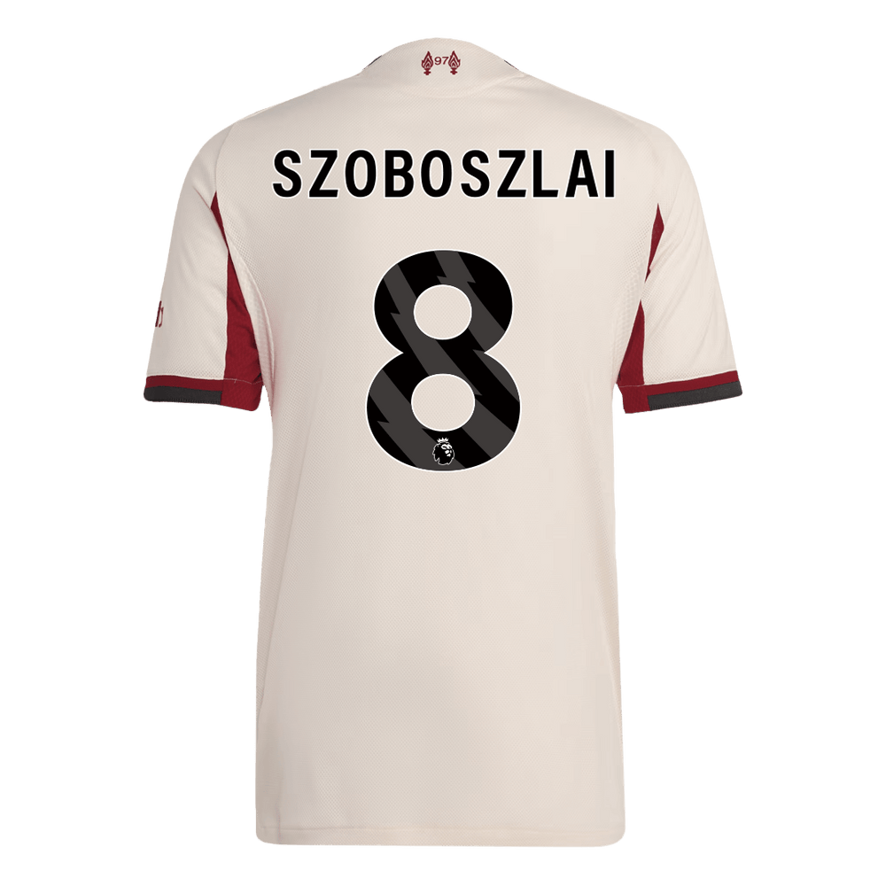 SZOBOSZLAI #8 Liverpool Away Match Jersey Player Version 2025/26 