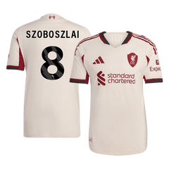 SZOBOSZLAI #8 Liverpool Away Match Jersey Player Version 2025/26 