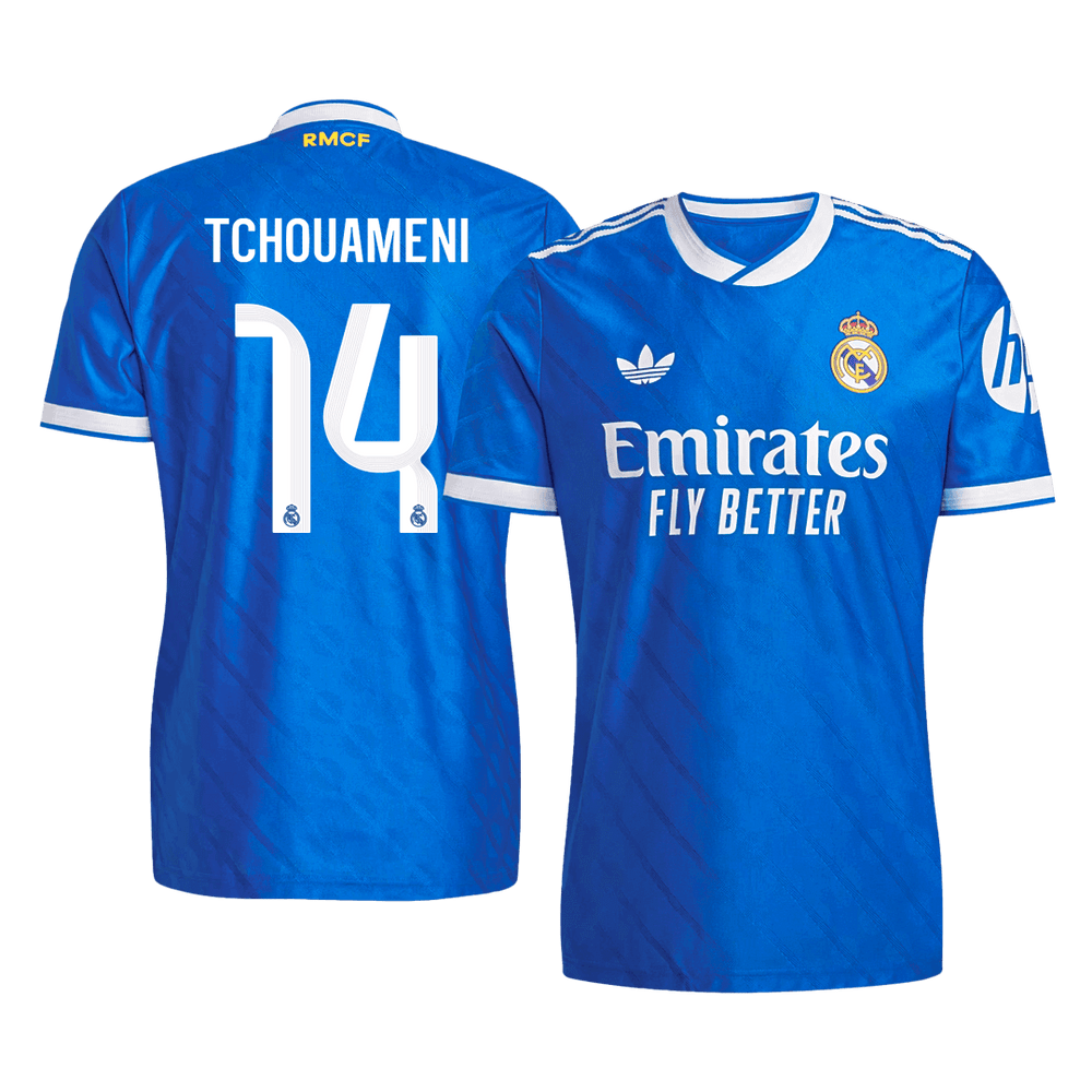TCHOUAMENI #14 Real Madrid Third Match Jersey Player Version 2025/26 