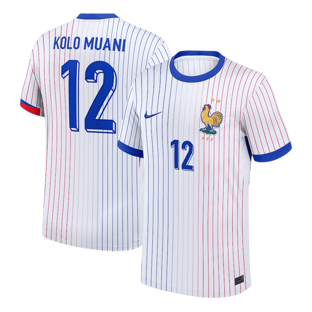 KOLO MUANI #12 France Away Jersey 
