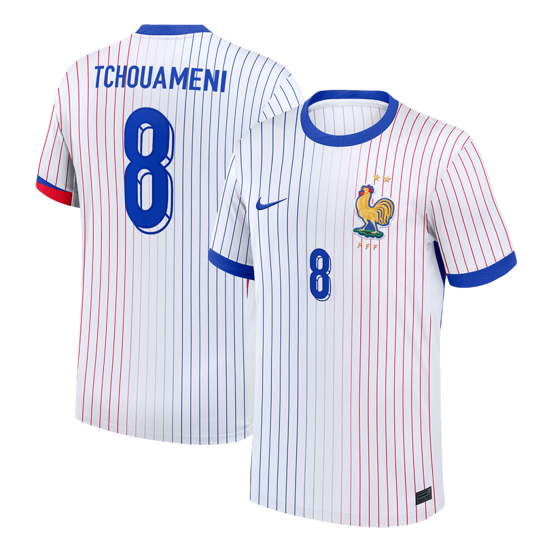 TCHOUAMENI #8 France Away Jersey 