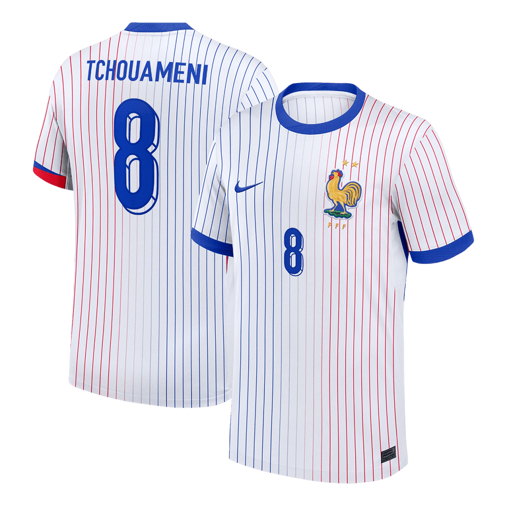 TCHOUAMENI #8 France Away Jersey 