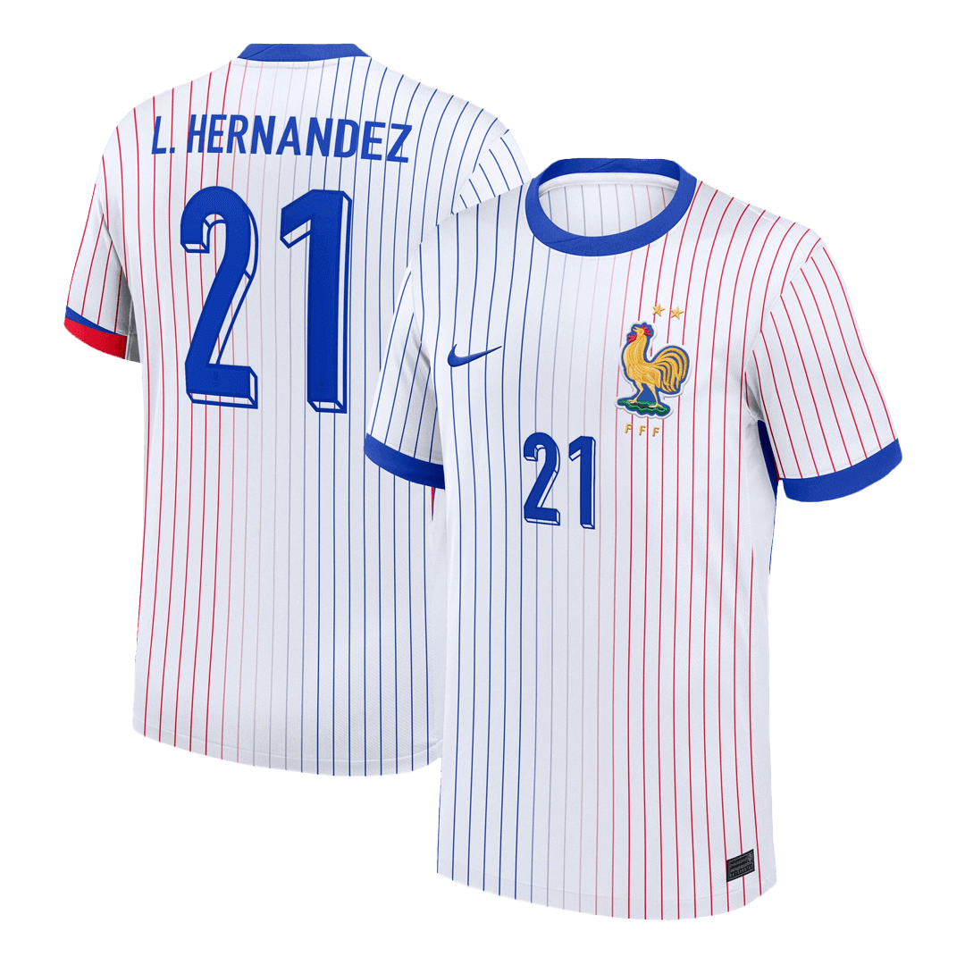 L.HERNANDEZ #21 France Away Jersey 