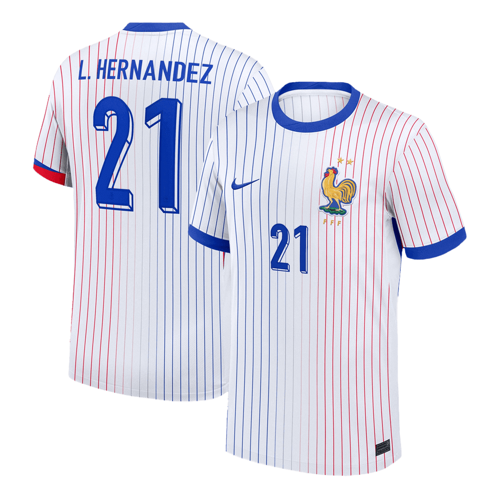 L.HERNANDEZ #21 France Away Jersey 