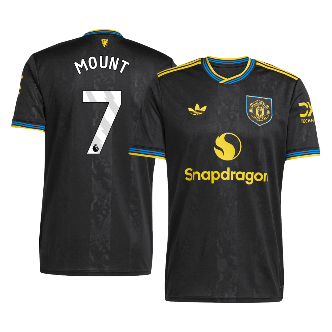 MOUNT #7 Manchester United Third Jersey 2025/26 