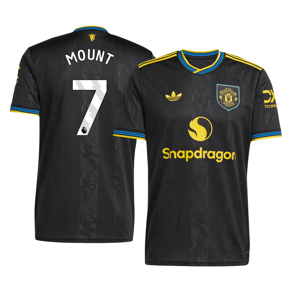MOUNT #7 Manchester United Third Jersey 2025/26 