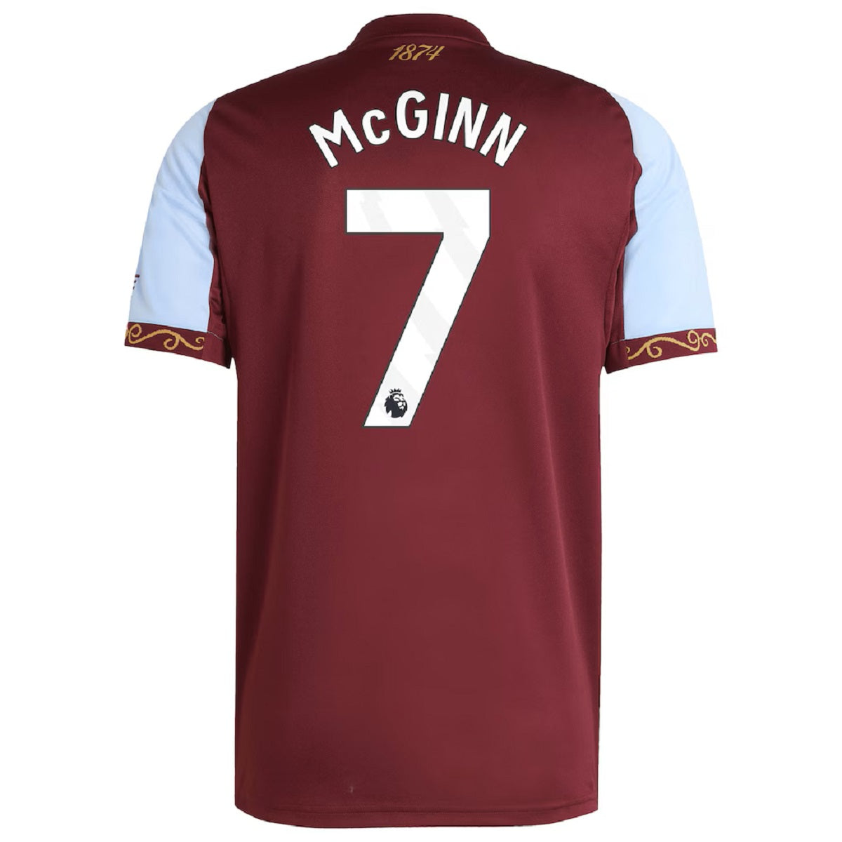 McGINN #7 Aston Villa Home Jersey 2025/26 