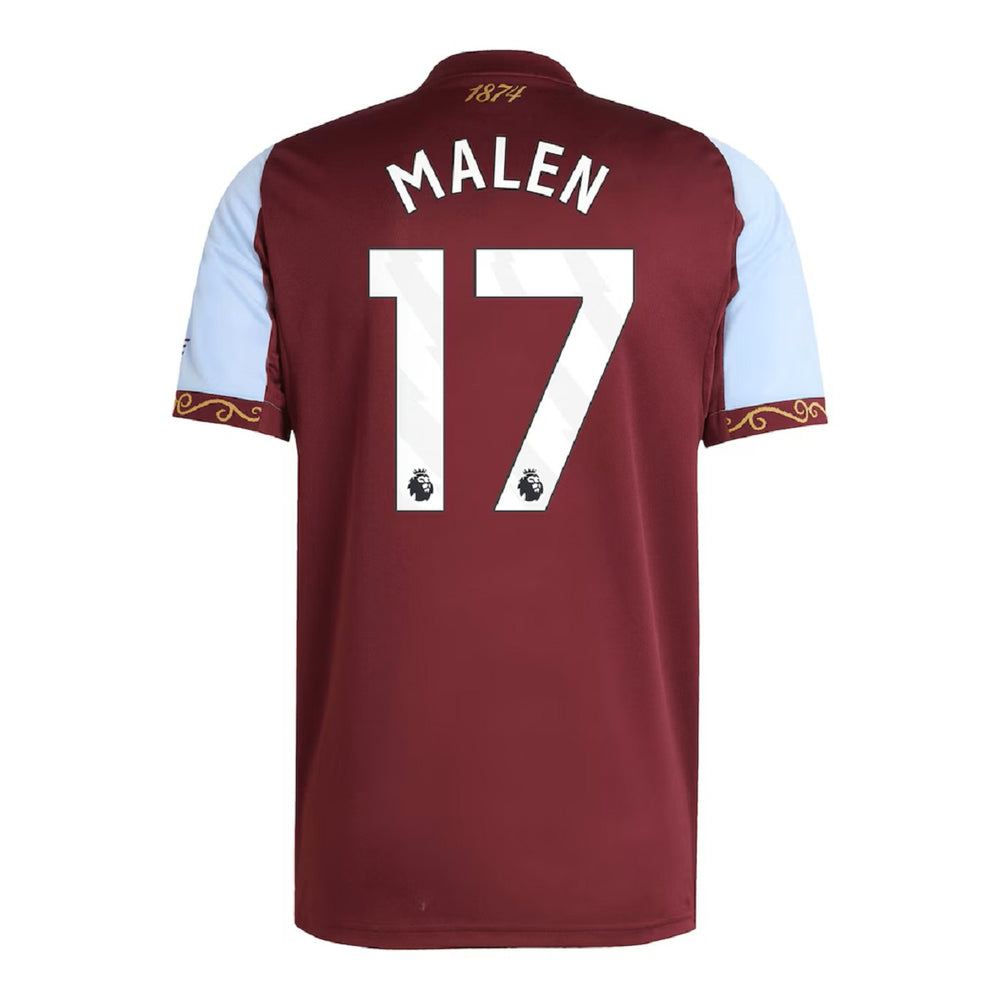 MALEN #17 Aston Villa Home Jersey 2025/26 