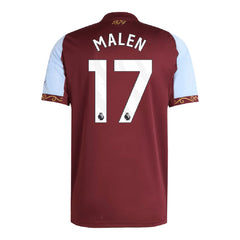 MALEN #17 Aston Villa Home Jersey 2025/26 