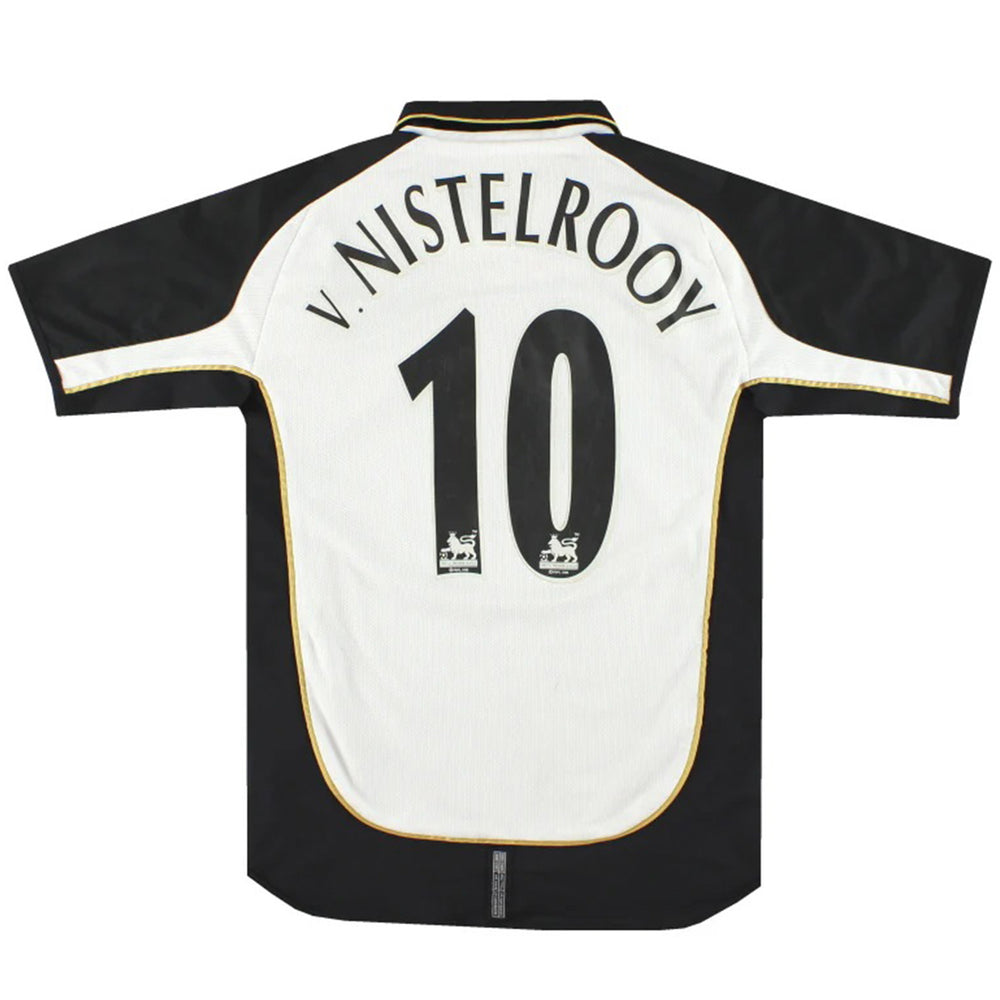v.NISTELROOY #10 Retro Manchester United Centenary Away Jersey 2001/02 