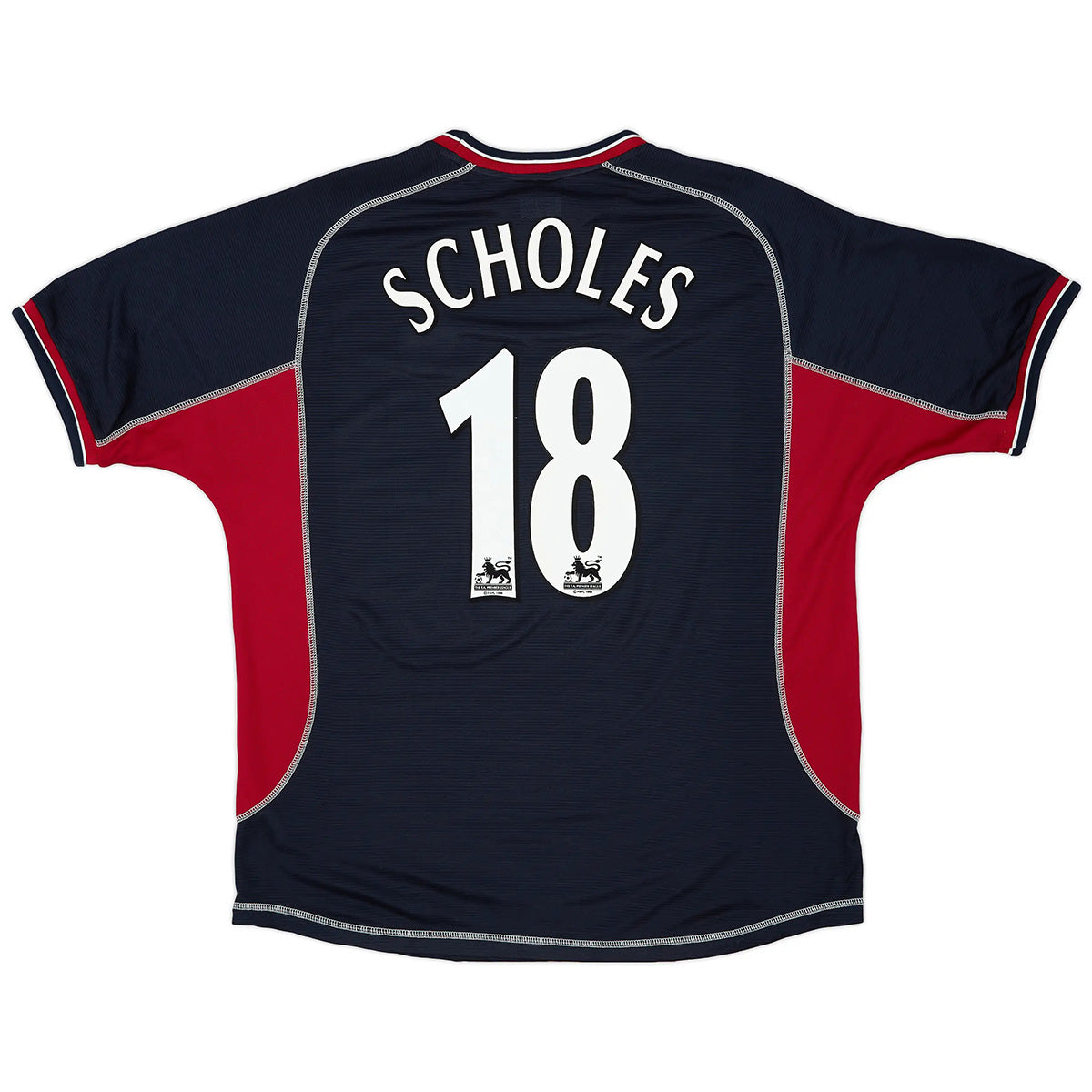 SCHOLES #18 Retro Manchester United Third Jersey 2000/01 