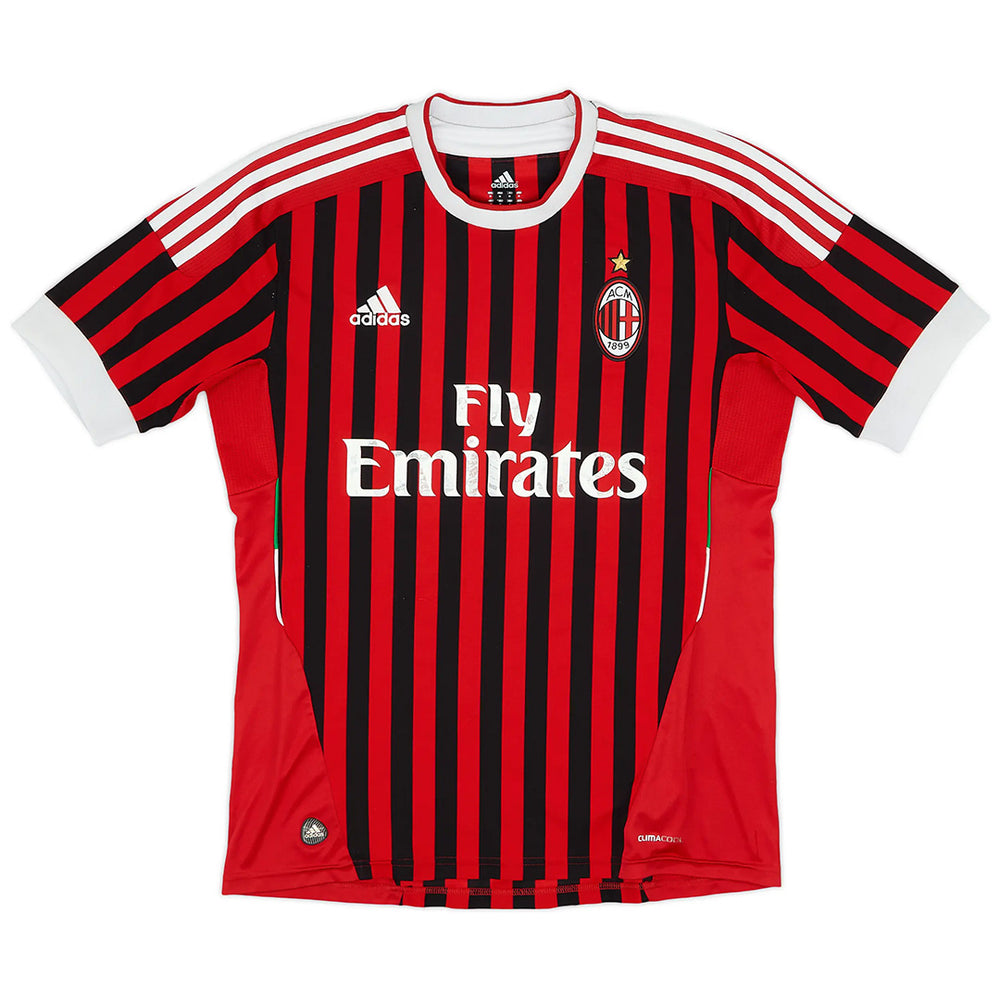 Ibrahimović #11 Retro AC Milan Home Jersey 2011/12 