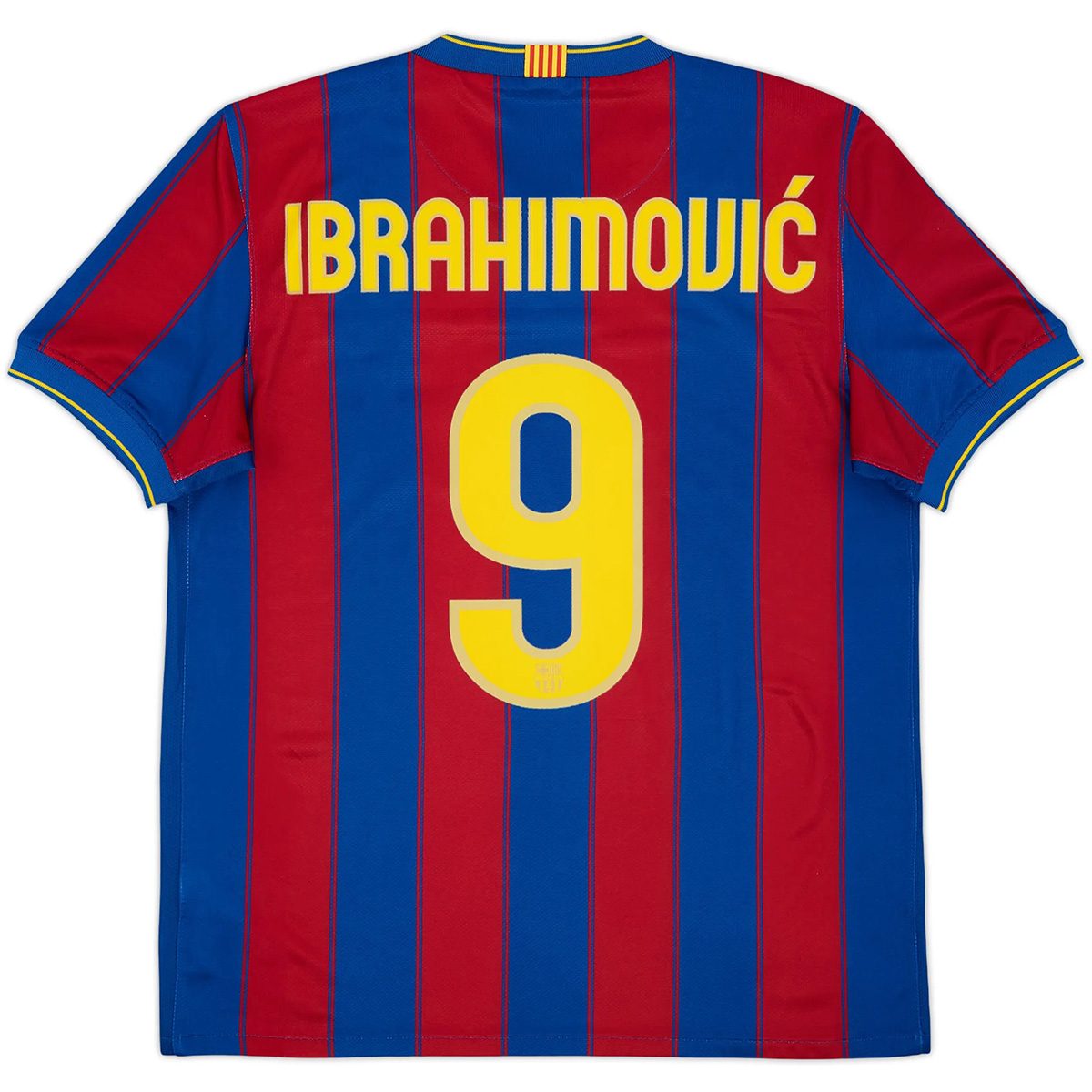Ibrahimović #9 Retro Barcelona Home Jersey 2009/10 