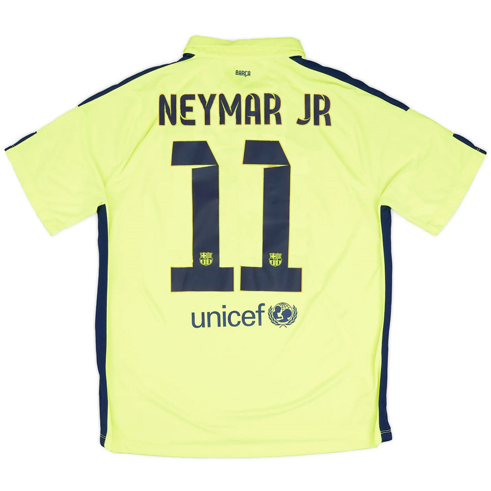 Neymar Jr #11 Retro Barcelona Third Jersey 2014/15 