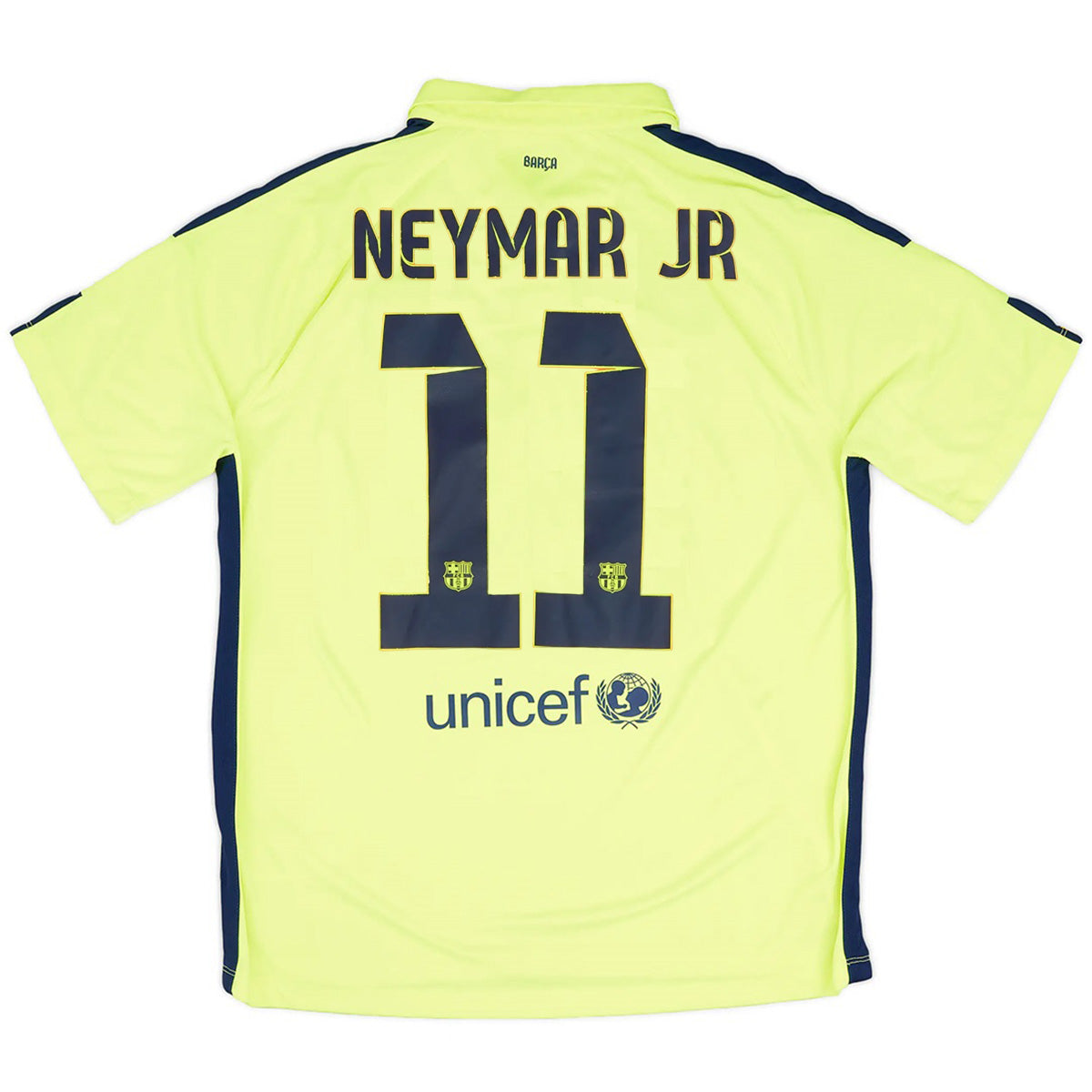Neymar Jr #11 Retro Barcelona Third Jersey 2014/15 