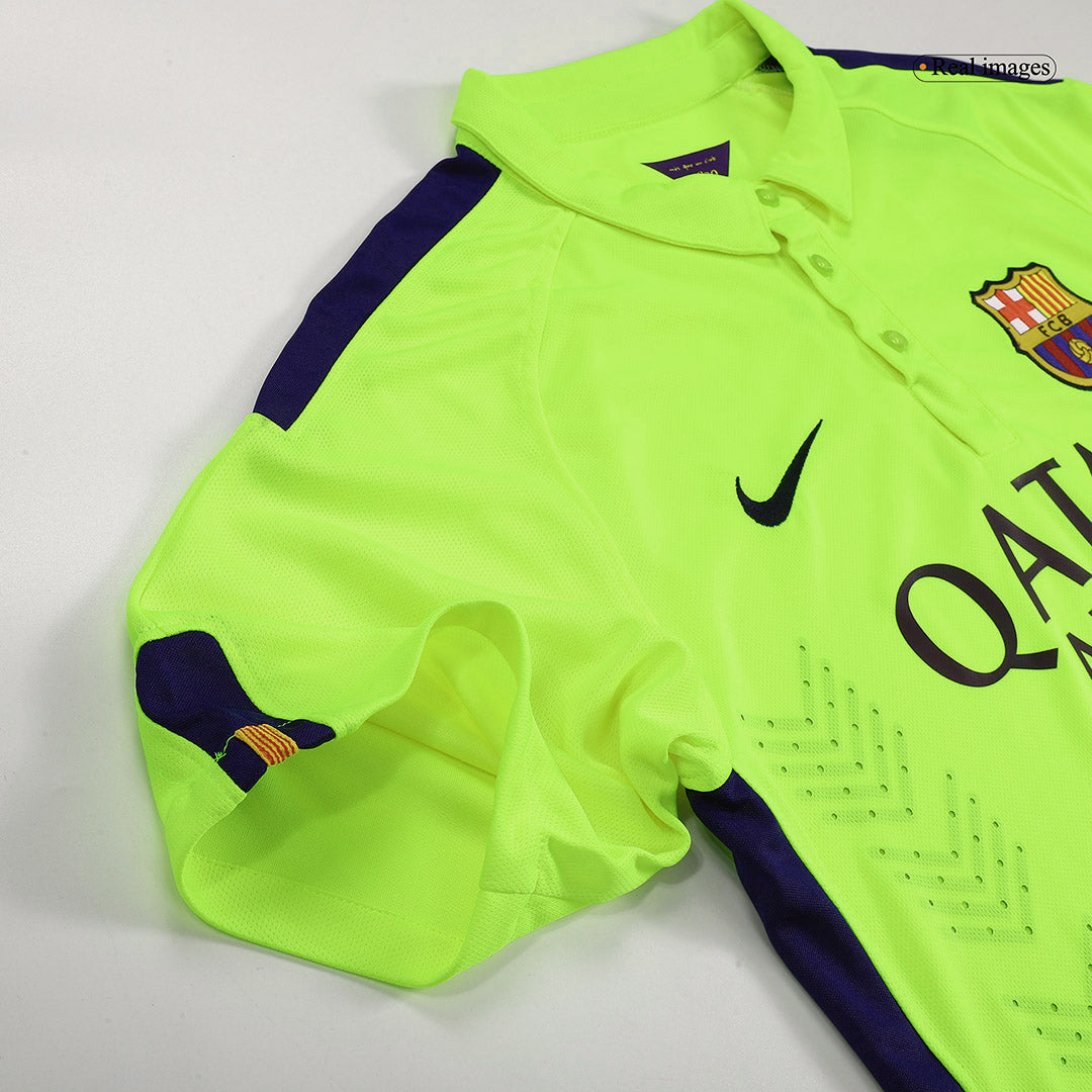 Neymar Jr #11 Retro Barcelona Third Jersey 2014/15 