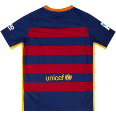 MESSI #10 Retro Barcelona Home Jersey 2015/16 