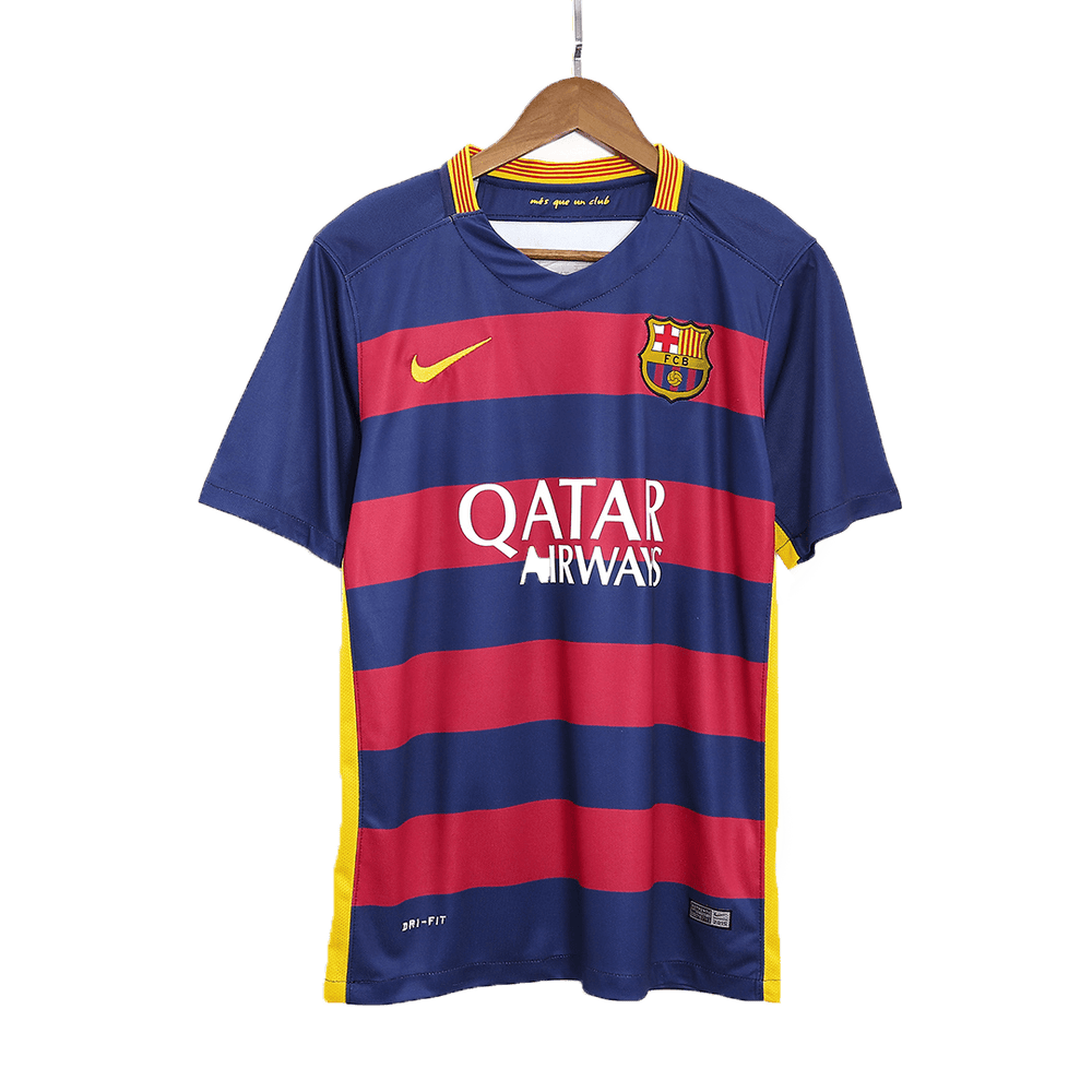 MESSI #10 Retro Barcelona Home Jersey 2015/16 