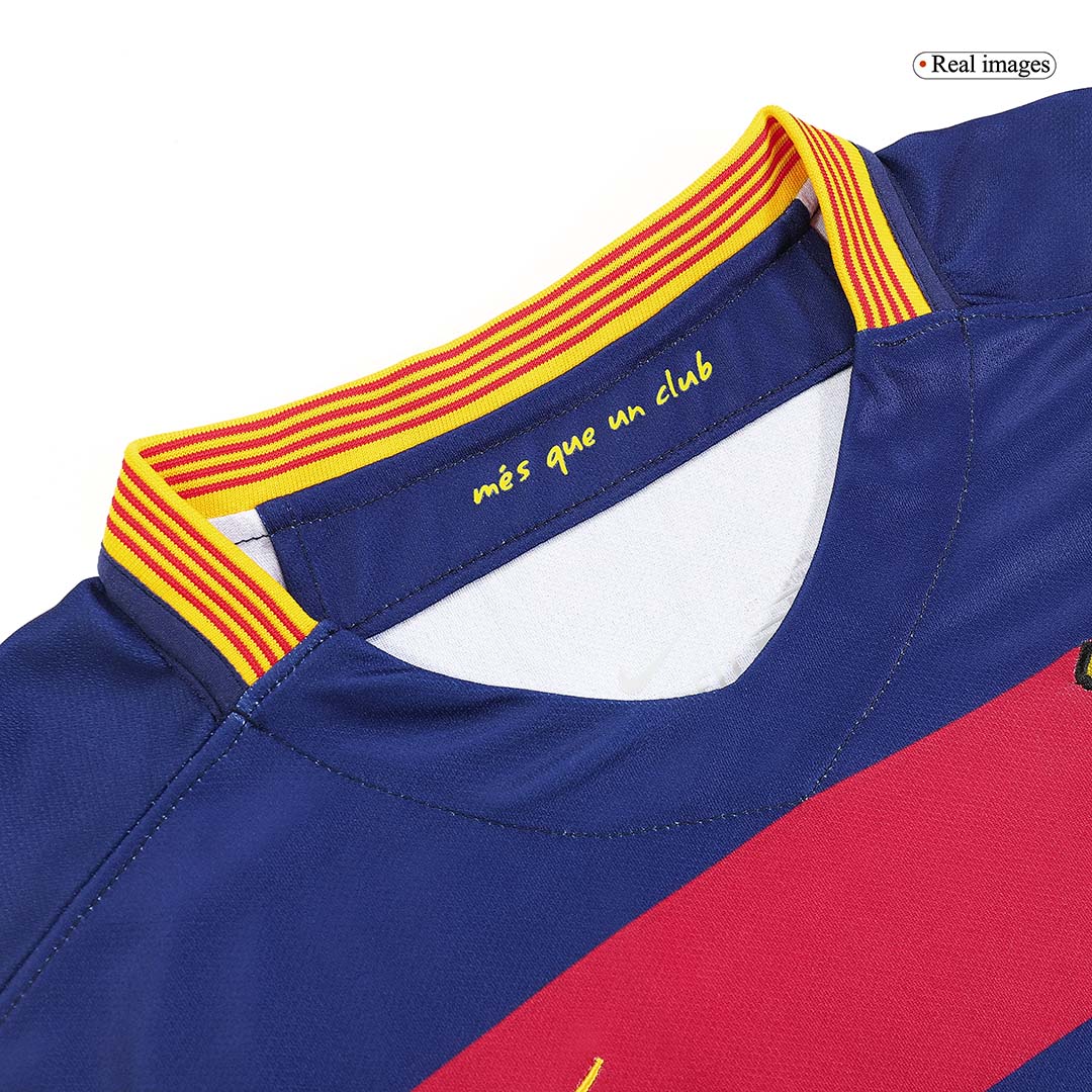 MESSI #10 Retro Barcelona Home Jersey 2015/16 