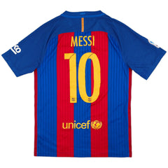 MESSI #10 Retro Barcelona Home Jersey 2016/17 