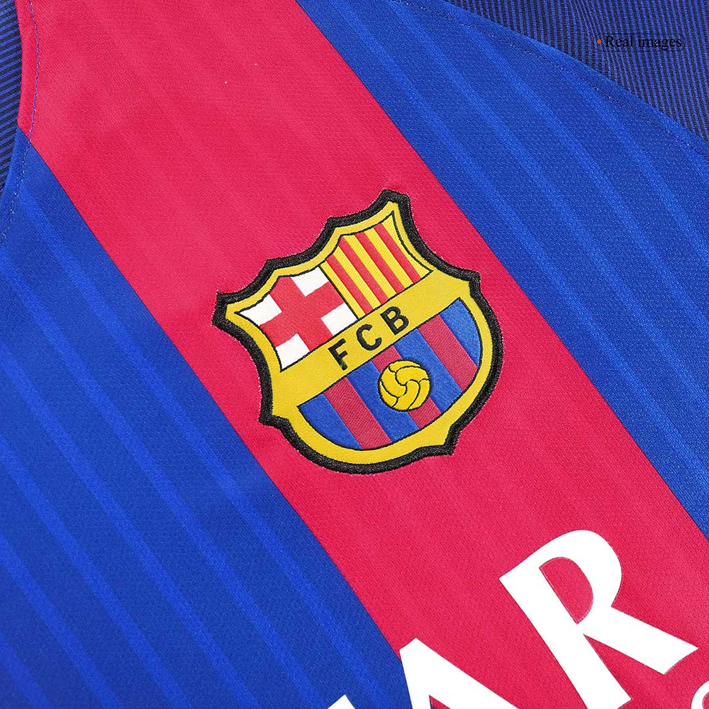 MESSI #10 Retro Barcelona Home Jersey 2016/17 