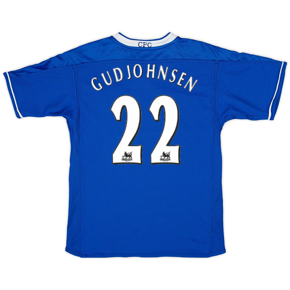 Gudjohnsen #22 Retro Chelsea Home Jersey 2003/05 