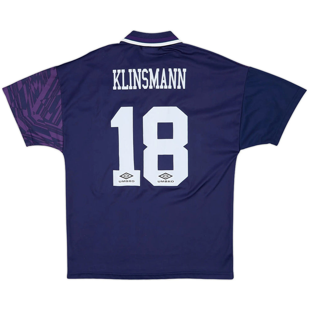 Klinsmann #18 Retro Tottenham Hotspur Away Jersey 1994/95 