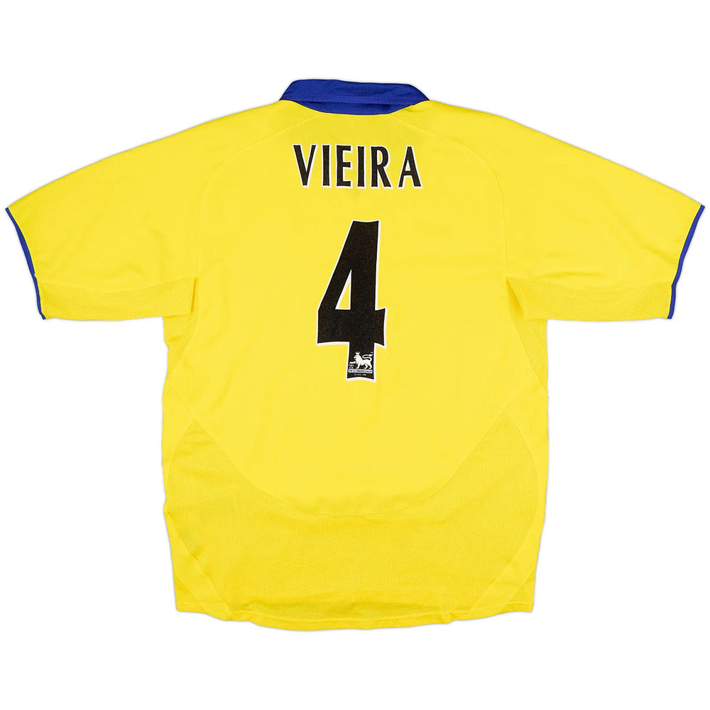 Vieira #4 Retro Arsenal Away Jersey 2003/04 