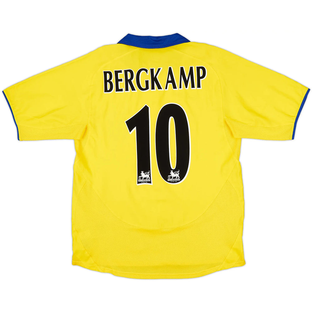 Bergkamp #10 Retro Arsenal Away Jersey 2003/04 