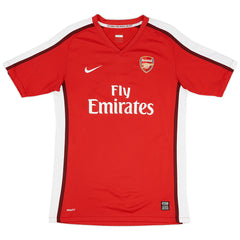 Fabregas #4 Retro Arsenal Home Jersey 2008/10 