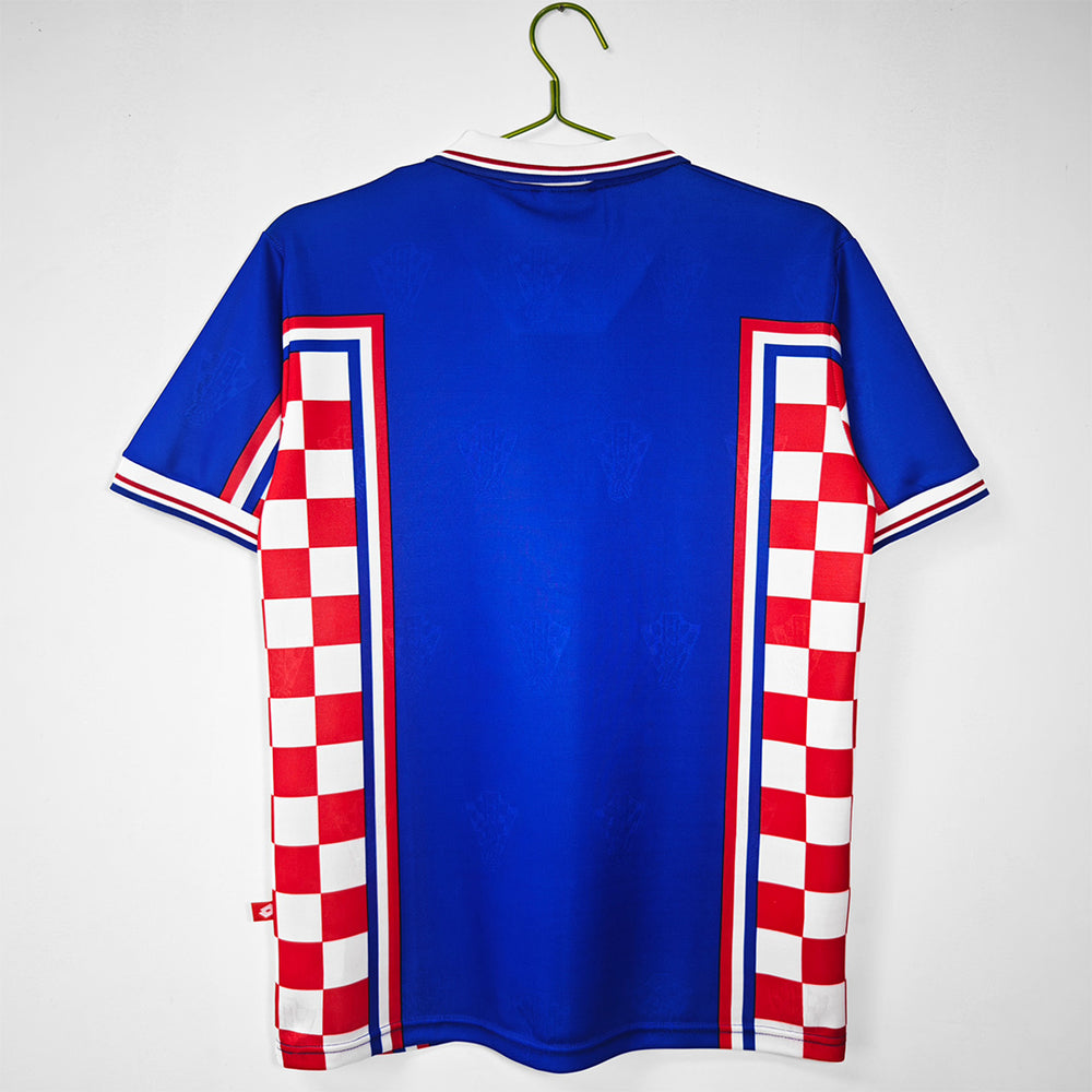 Šuker #9 Retro Croatia Away Jersey World Cup 1998 