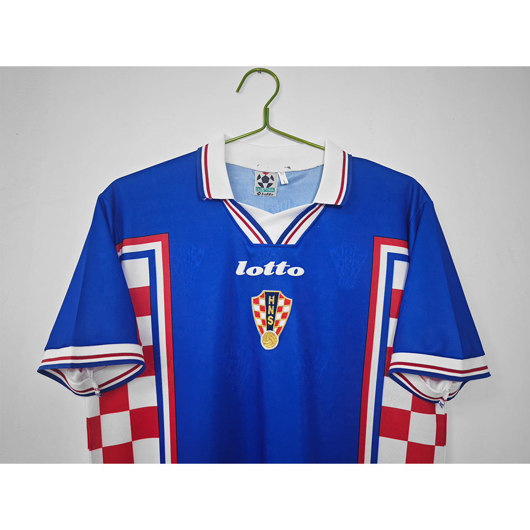 Boban #10 Retro Croatia Away Jersey World Cup 1998 