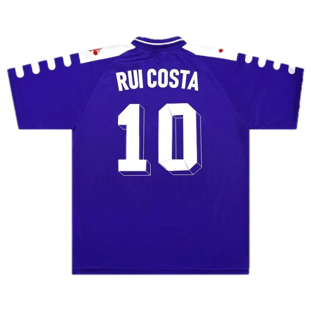 Rui Costa #10 Retro Fiorentina Home Jersey 1998/99 