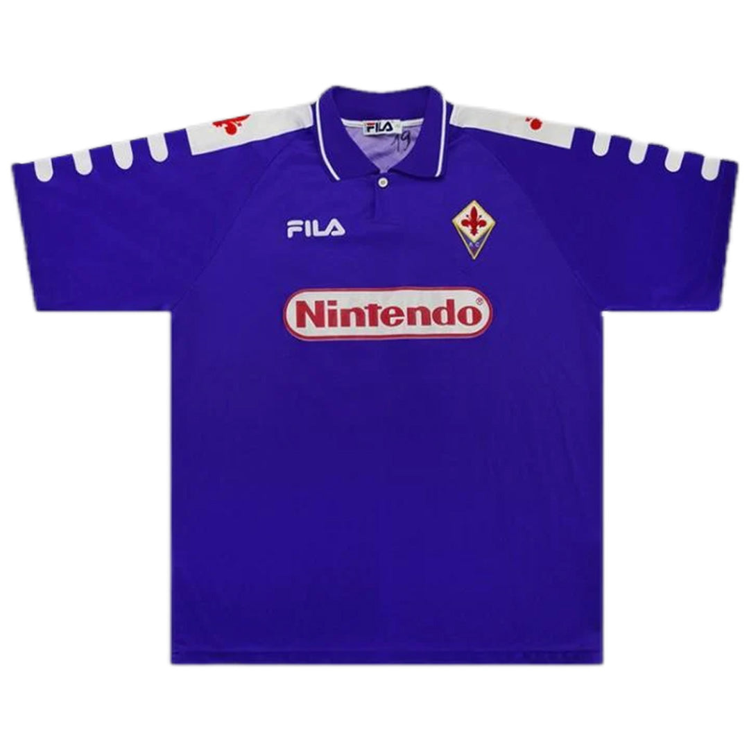 BATISTUTA #9 Retro Fiorentina Home Jersey 1998/99 